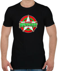 printfashion CAPTAIN HUNGARY - Férfi póló - Fekete (10129983)