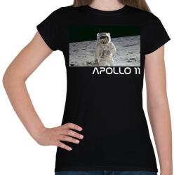 printfashion Apollo 11 - Női póló - Fekete (2931260)