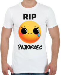 printfashion RIP Pajkaszeg - Férfi póló - Fehér (9852353)