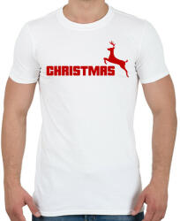 printfashion CHRISTMAS - Férfi póló - Fehér (10139304)