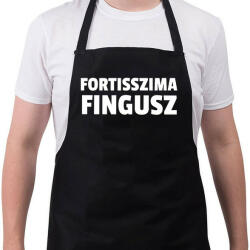 printfashion FORTISSZIMA FINGUSZ - Kötény - Fekete (10440495)
