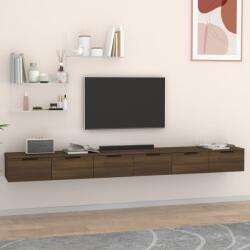 vidaXL Dulapuri de perete, 2 buc. , maro, 102x30x20 cm, lemn prelucrat (3115907) Raft