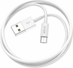 Vipfan X03 USB-A apa - MicroUSB-B apa 2.0 Töltő kábel - Fehér (1m) (X03MK)