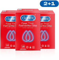 Durex Feel Thin Fetherlite Elite Extra Lubricated 54 pack