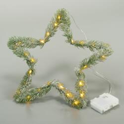 Nexos Karácsonyi dekoráció Csillag 30 LED meleg fehér - idilego