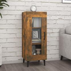 vidaXL Servantă, stejar fumuriu, 34, 5x34x90 cm, lemn compozit (817429) Comoda