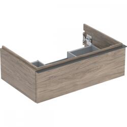 Geberit iCon alsó szekrény mosdóhoz, egy fiókkal, 74x24.7x47.6cm, hikoridió/melamin faszerkezet, láva/matt porbevonatos 502.311. JR. 1 (502.311.JR.1)