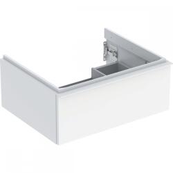 Geberit iCon alsó szekrény mosdóhoz, egy fiókkal, 59.2x24.7x47.6cm, fehér/magasfényű bevonat, fehér/matt porbevonatos 502.310. 01.1 (502.310.01.1)