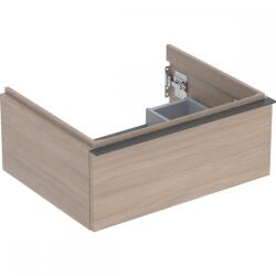 Geberit iCon alsó szekrény mosdóhoz, egy fiókkal, 59.2x24.7x47.6cm, tölgy/melamin faszerkezet, láva/matt porbevonatos 502.310. JH. 1 (502.310.JH.1)