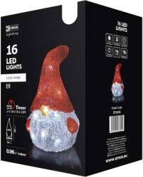 EMOS zy2233 - Коледен елф, 16 led, студена светлина, 20/144 см, 3АА, ip20 (zy2233)