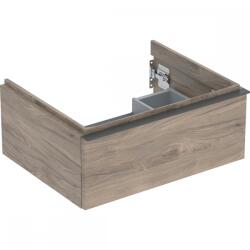 Geberit iCon alsó szekrény mosdóhoz, egy fiókkal, 59.2x24.7x47.6cm, hikoridió/melamin faszerkezet, láva/matt porbevonatos 502.310. JR. 1 (502.310.JR.1)