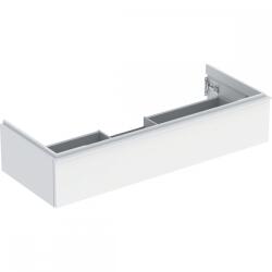 Geberit iCon alsó szekrény mosdóhoz, egy fiókkal, 118.4x24.7x47.6cm, fehér/matt fényezett, fehér/matt porbevonatos 502.313. 01.3 (502.313.01.3)