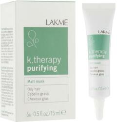 Lakmé Mască matifiantă pentru păr gras - Lakme K. Therapy Purifying Matt Mask 6 x 15 ml