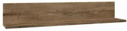 Mobikon Etajera pal stejar lefkas inchis Montana 130x19x20 cm (0000086176) - decorer Raft