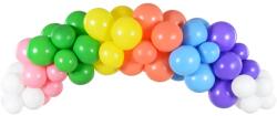 PartyDeco Ghirlandă cu baloane - Mix curcubeu 200 cm