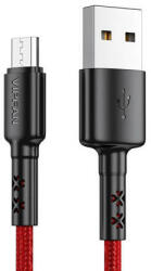 Vipfan Cablu USB la Micro USB Vipfan X02, 3A, 1, 8 m (rosu)