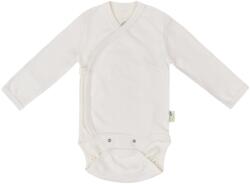 Bio Baby Боди дълъг ръкав Bio Baby - органичен памук, 68 cm, 4-6 месеца, екрю (97218104) - ozone