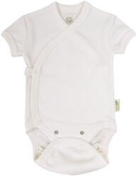 Bio Baby Боди с къс ръкав Bio Baby - органичен памук, 56 cm, 1-2 месеца, екрю (97218101) - ozone