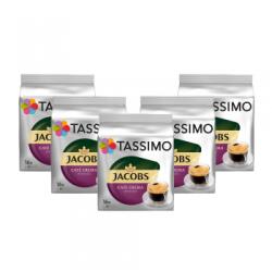 TASSIMO Set 5 x Cutii Capsule cafea, Jacobs Tassimo Cafe Crema Intenso, 16 bauturi x 150 ml, 16 capsule