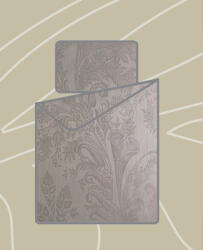 Billerbeck Bianka 5 részes pamut-szatén ágyneműhuzat, Jacquard - szürke