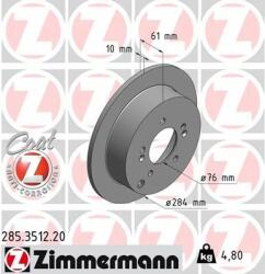 ZIMMERMANN Disc frana ZIMMERMANN COAT Z 285.3512. 20 (285.3512.20)