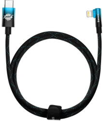 Baseus MVP 2 Elbow, USB Type-C/Lightning, Quick Charge 20W, 1m, Albastru (25956) - vexio