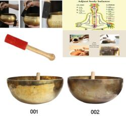  Bol Muzical Tibetan Manuale din 7 Metale cu Bat - 30-31 x 30-31 x 13 cm -1 Buc - concepttropic - 1 000,00 RON Castron