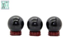  Sfera din Turmalina Neagra Minerala Naturala - 47-48 x 47-48 mm - 1 Buc