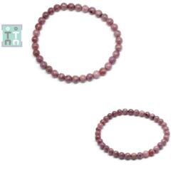  Bratara Safir Roz Diametru 54 mm - Margele Rotunde - 5 - 5, 9 mm