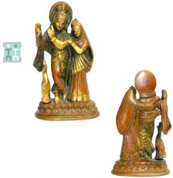  Statueta Radha Krishna din Bronz 14x9x4 cm