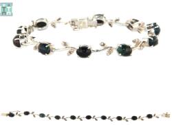 Bratara Opal de Foc cu Diamant Diametru 58 mm - Oval 7x5 mm - Accesorii Argint 925