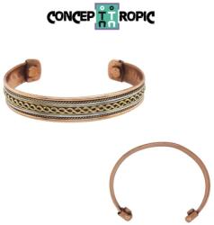  Bratara Cupru cu Magnet - 11x2 mm - 1 Buc