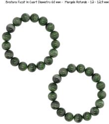  Bratara Fucsit In Cuart Diametru 60 mm - Margele Rotunde - 12 - 12, 9 mm - concepttropic - 76,00 RON