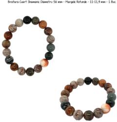  Bratara Cuart Shamanic Diametru 56 mm - Margele Rotunde - 11-11, 9 mm - 1 Buc - concepttropic - 81,00 RON