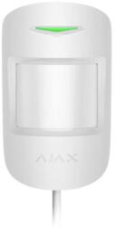 Ajax Systems Detector de miscare PIR Ajax MotionProtect Fibra WH, 12 m, 88 grade, pet immunity (MOTIONPROTECT FIBRA WH)