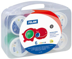 MILAN - Vízbázisú ujjfestékek - 6 szín, 100 ml