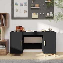 vidaXL Birou, negru, 140x50x75 cm, lemn compozit (812763)