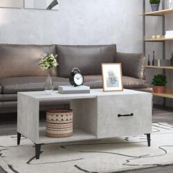vidaXL Măsuță de cafea, gri beton, 90x50x40 cm, lemn prelucrat (812667) Masa de cafea