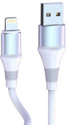 Vipfan Cablu USB la Lightning Vipfan Colorful X08, 3A, 1, 2 m (alb)