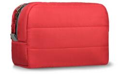 MAKEUP Trusă cosmetică matlasată, roșu „Classy - MAKEUP Cosmetic Bag Red