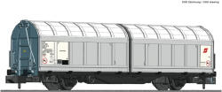 Fleischmann 826252 Eltolható oldalfalú kocsi, Hbbillns, ÖBB VI (4005575253857)