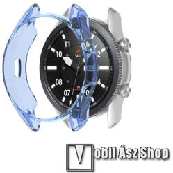 Samsung Galaxy Watch3 45mm (SM-R845F), Okosóra szilikontok, Áttetsző Kék