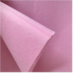  Barkácsfilc, filc lapok 60 x 40 cm- 1mm- Világos rózsaszín