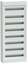 Schneider Electric PrismaSeT S LVSST824 fém maszkolt szekrény 192 modul 8 sor, falon kívüli, IP30 (IP41 ajtóval, külön rendelhető), védőföld és nulla sínnel - Méretek : 1408x507x191mm (LVSST824)