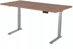 Liftor Magic, 180x80x3, 6 cm, Tölgy Sharman konyakbarna, Tölgy Sharman konyakbarna/Szürke, állítható magasságú asztal