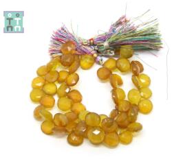 Calcedonie Margele Pietre Semipretioase Brioleta Fatetat - 12 x 12 mm