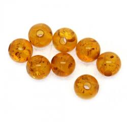 Ambar Acril Tip Pandora Margele Pietre Semipretioase Rotunde - 18 x 18 mm- Diametru 5 mm- 1 Buc