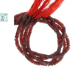  Granat Margele Pietre Semipretioase Disc Fatetat - 1, 5-2 x 4-5 mm