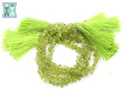  Peridot Margele Pietre Semipretioase Picatura Fatetata - 3-4 x 5-6 mm