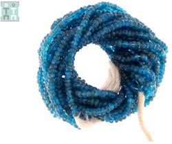 Apatit Albastru Margele Pietre Semipretioase Disc Fatetat - 2-3 x 4 mm